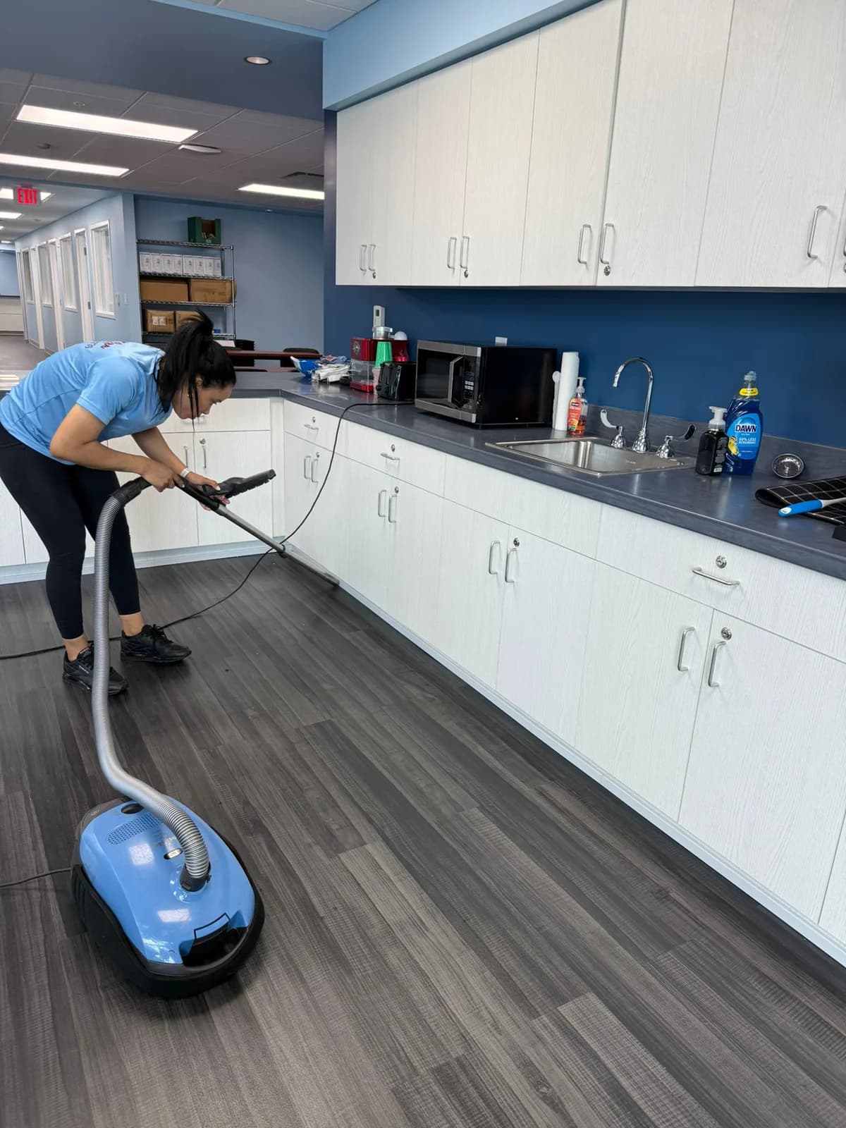 Office floor cleaning — Manatee Ladies Cleaning