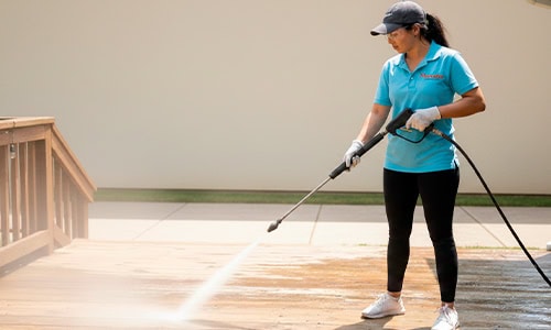 pressure washing